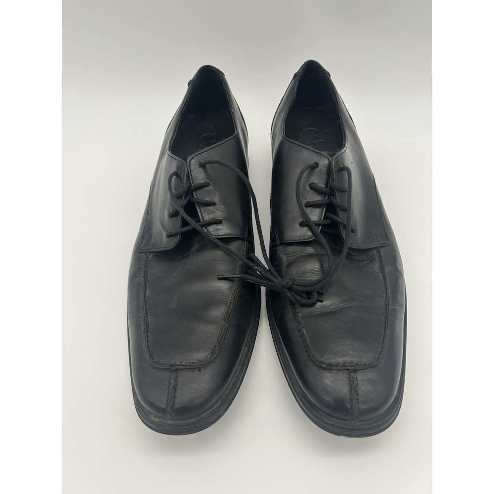Men's Cole Haan x NikeAir Black Leather Dress Oxfords Size 9.5